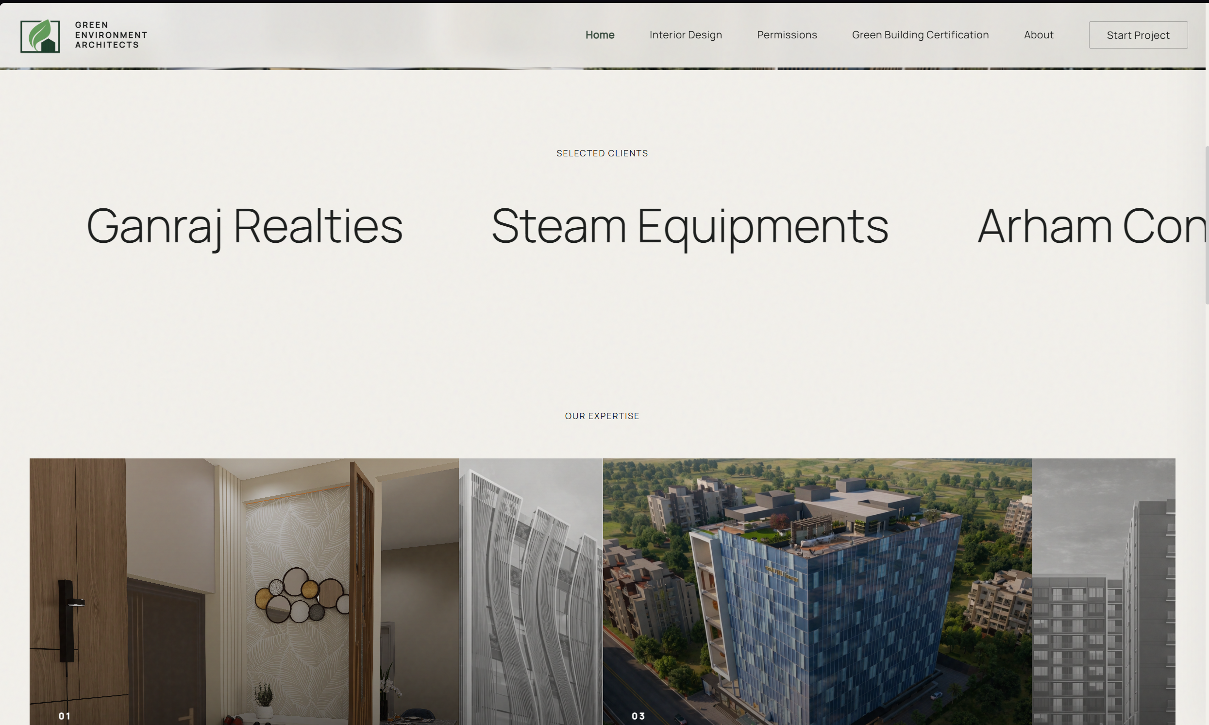Design Green Website Screenshot 2
